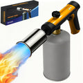 Propane Torch Gun with Safety Lock & One-Touch Max Fire, Adjustable Flame Butane Burner for Searing Steak — image 6