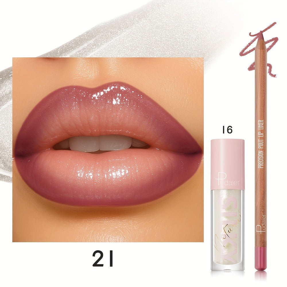 Lip Color and Liner Duo with Eight Recorded Shade Options from 14 Through 24 and Pink-Cap Tube — image 11