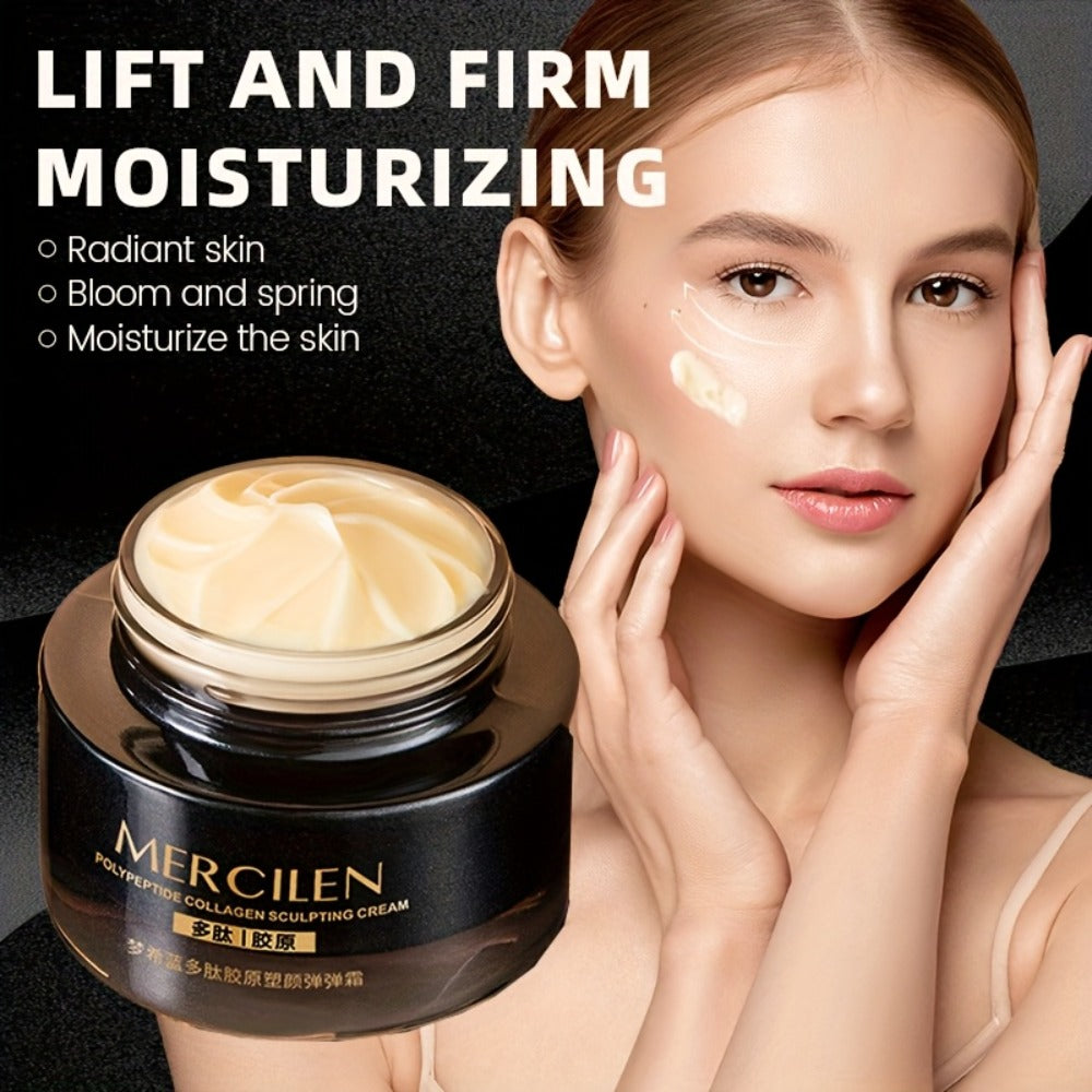 Face Cream Collagen Hyaluronic Acid Formula with Squalane, Glycerin and Alcohol-Free Bottle Format — image 2