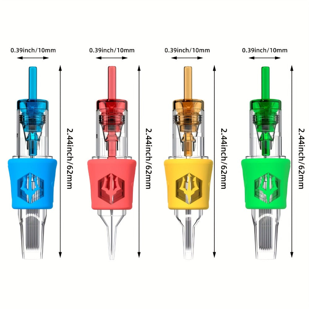 Tattoo Cartridge Needles with POSEIDON V4 Label, 50-Piece Mixed RL RS RM and Magnum Assortment — image 5