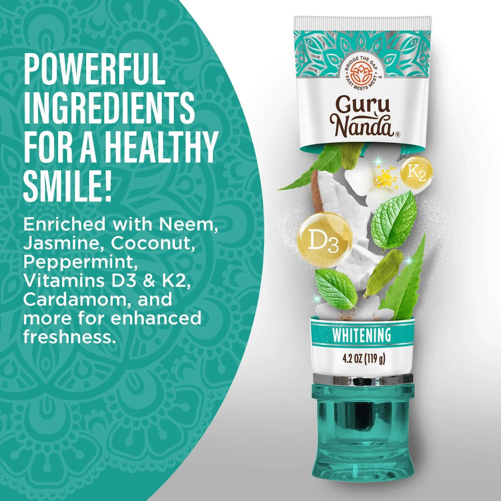 Hydroxyapatite Whitening Toothpaste Fluoride Free, Natural Teeth Whitening for Sensitive Teeth Stain Removal — image 3