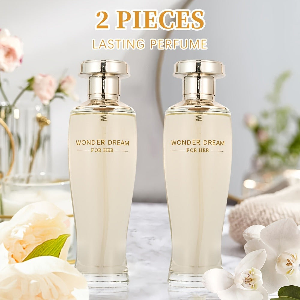 Perfume for Women 100ml EDP with White Musk, Sandalwood and Vanilla in One or Two-Piece Options — image 1