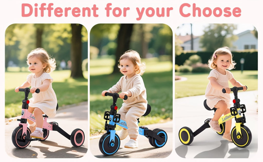 3-in-1 Toddler Balance Bike Convertible Tricycle for Kids Ages 2-5 with the Listed Color, Size or Set Options for Everyday Us
