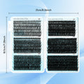 Complete 720-Piece Handmade Cluster Lash Kit with Glue & Tweezers, 30D to 100D, 6 Styles & Lengths — image 15