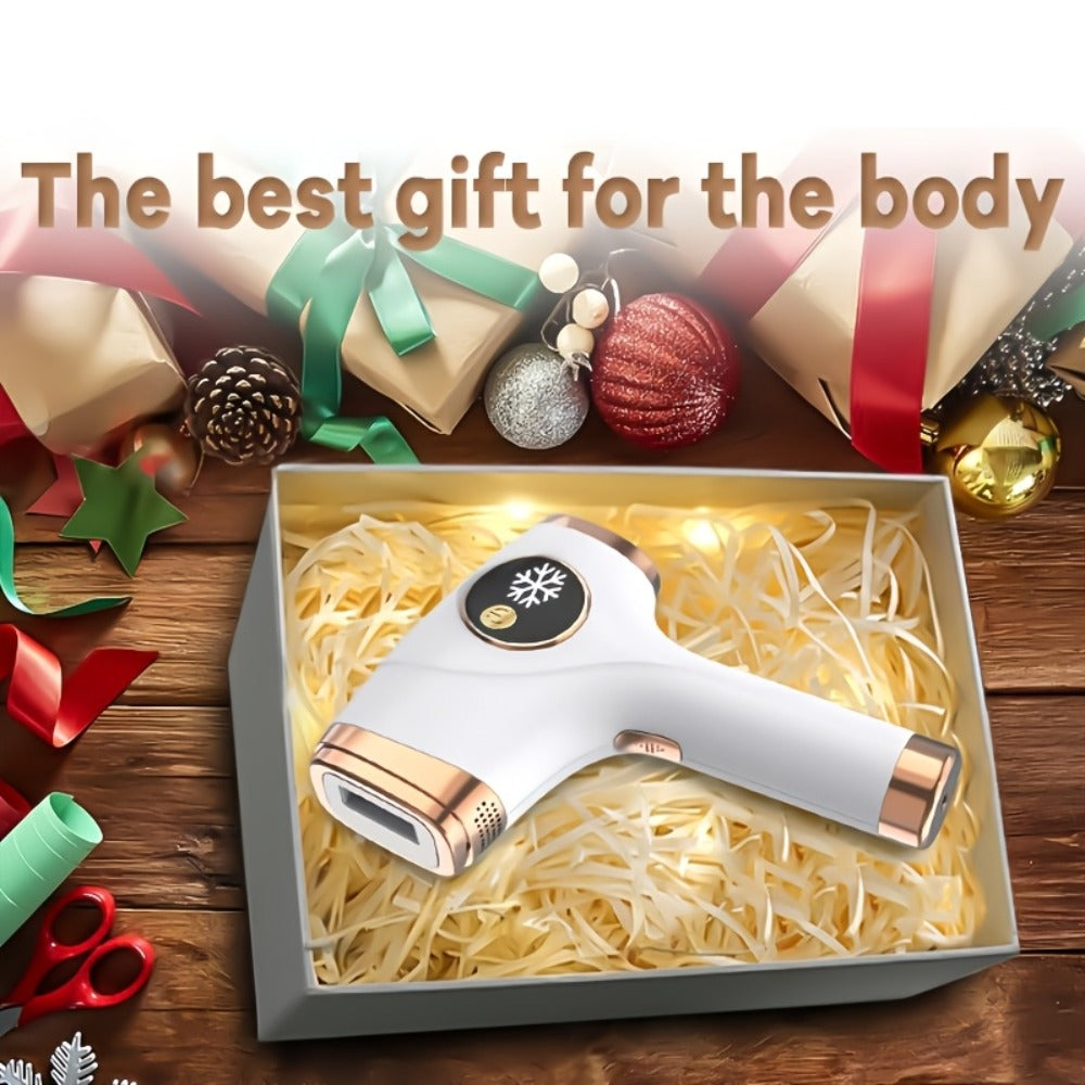 IPL Hair Removal Device Sapphire Ice Cooling Painless 999900 Flashes 9 Modes – At-Home Permanent Hair Reduction for Women Men