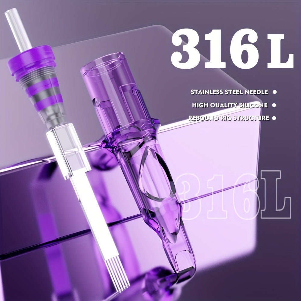Tattoo Cartridge Needles with GOLDPLUME Label, 50-Piece Mixed 03RS 05RS 07RS 09RS 11RS Pack — image 5
