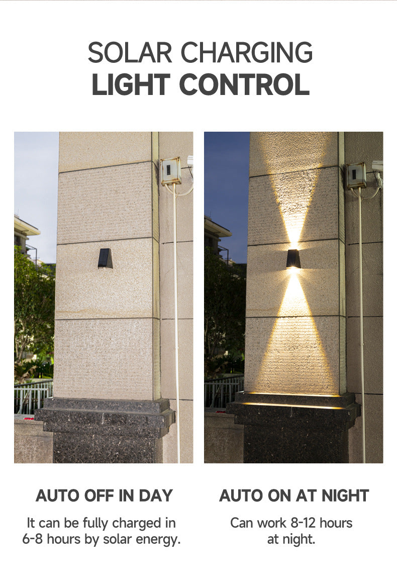 Solar Outdoor Corridor Waterproof Wall Lamp
