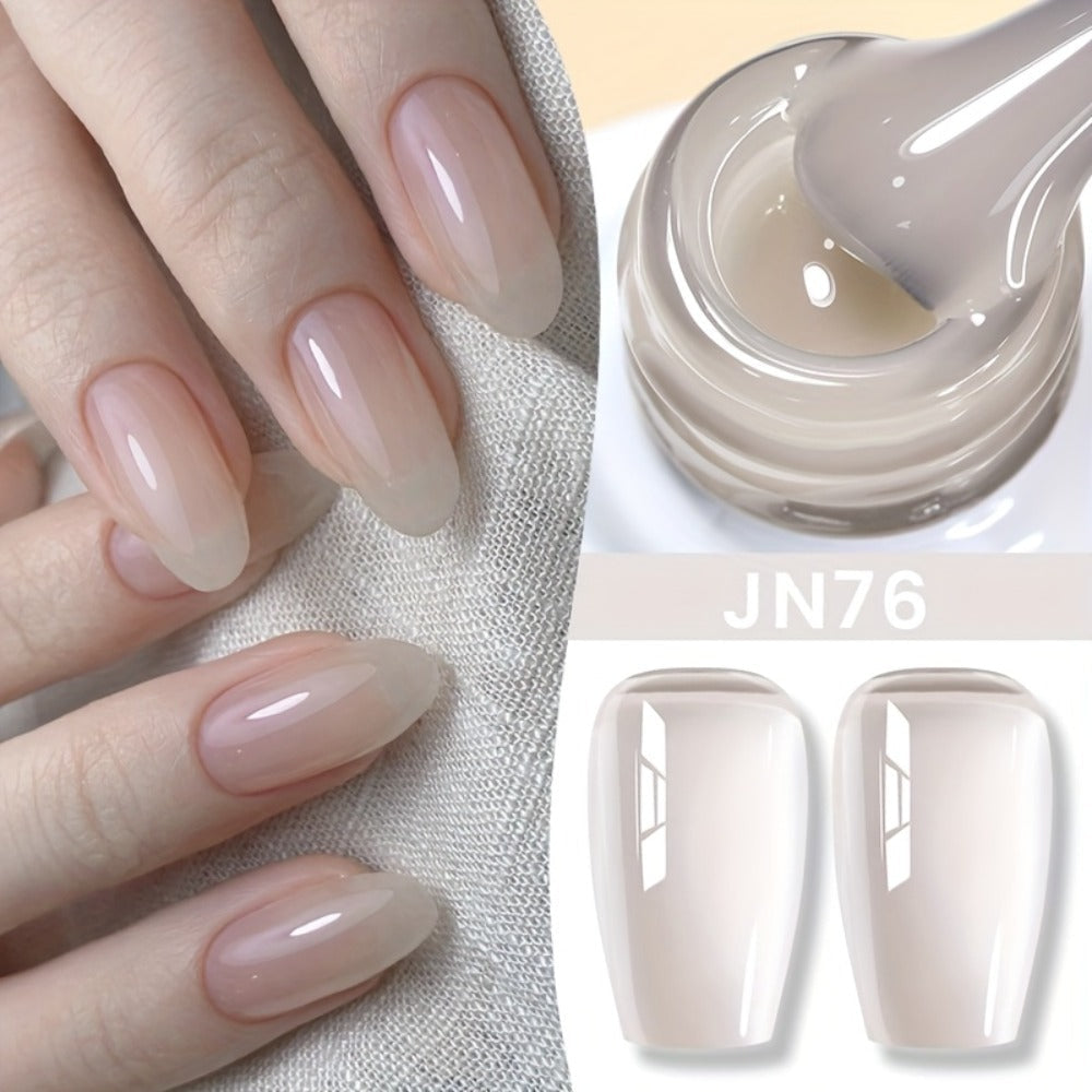 Gel Nail Polish in 10ml Nude Jelly with Skin-Tone Glass Finish and JN05, JN68, JN75 or JN76 — image 10