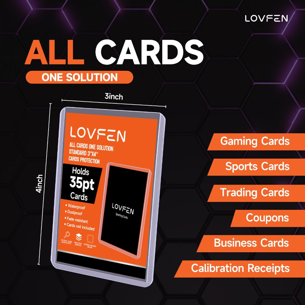 Hard Plastic Top Loaders 3x4 Baseball Card Cases, Trading Card Holders for Sports Cards Football Basketball MTG Pokemon — ima