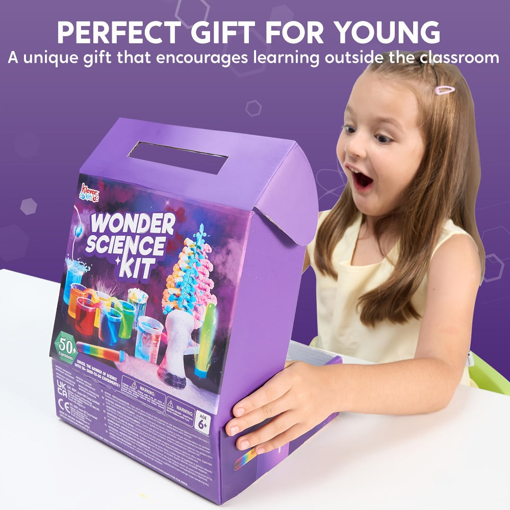 STEM Science Kit for Kids 50+ Experiments, Crystal Tree Growing Kit, Lava Lamp, Volcano Chemistry Set — image 4