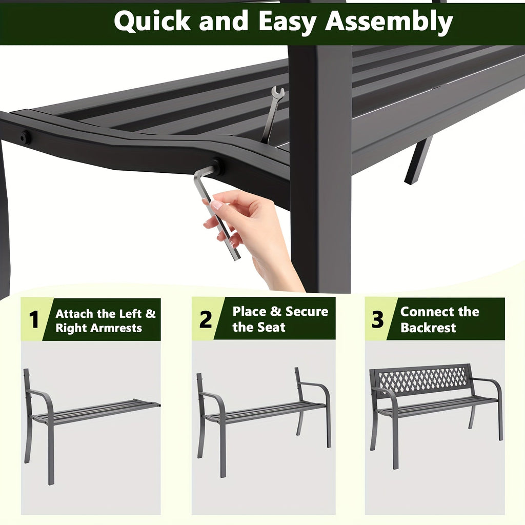TV Stand 47 Inch Entertainment Center with Storage Cabinet, Modern Media Console Table for Living Room — image 4