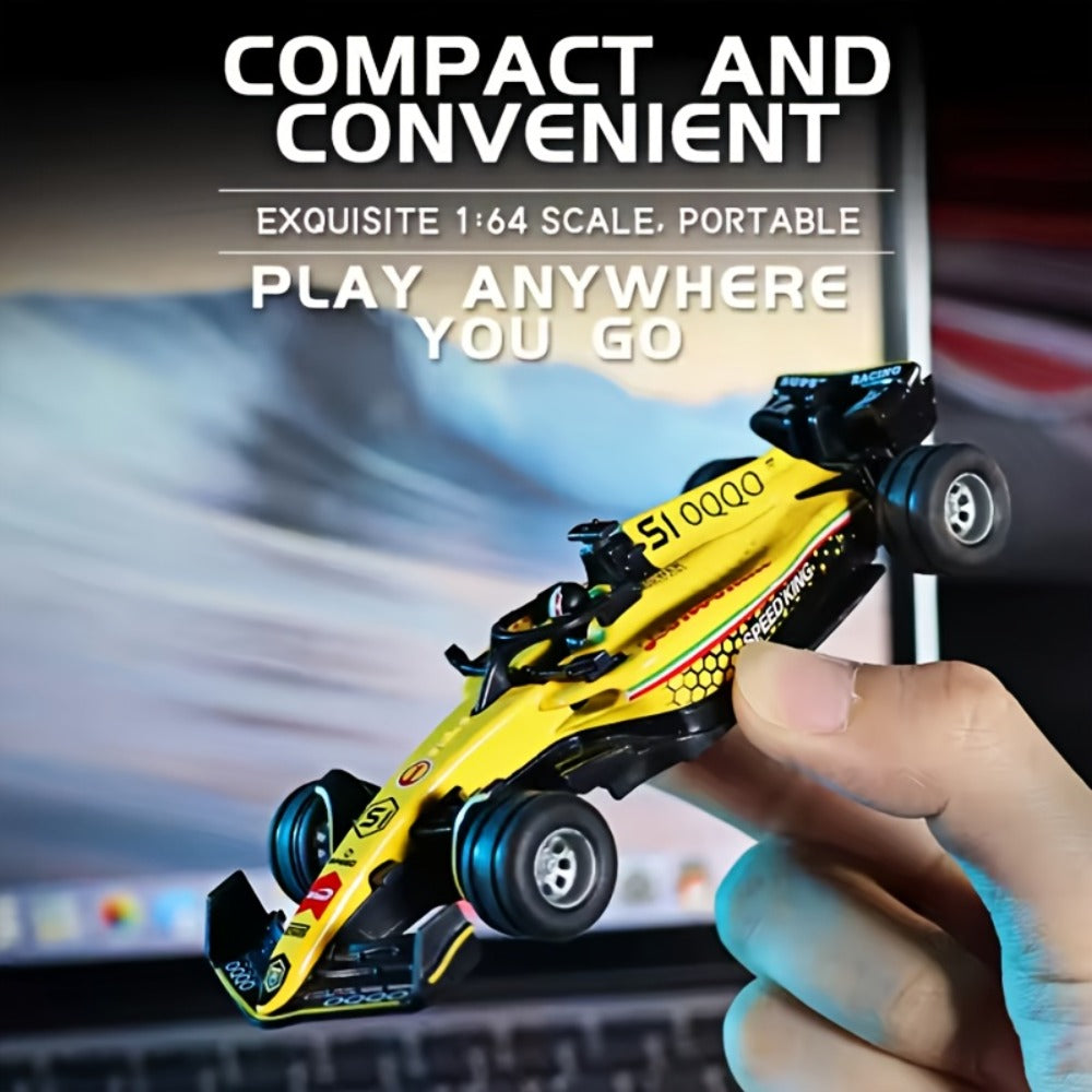 Mini RC Racing Car 1:64 Scale 2.4G Alloy Die-Cast 4WD Drift Toy Car with Lights & Adjustable Speed — image 12