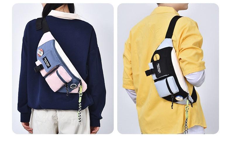 Men's Casual Crossbody Sports Canvas Waist Bag