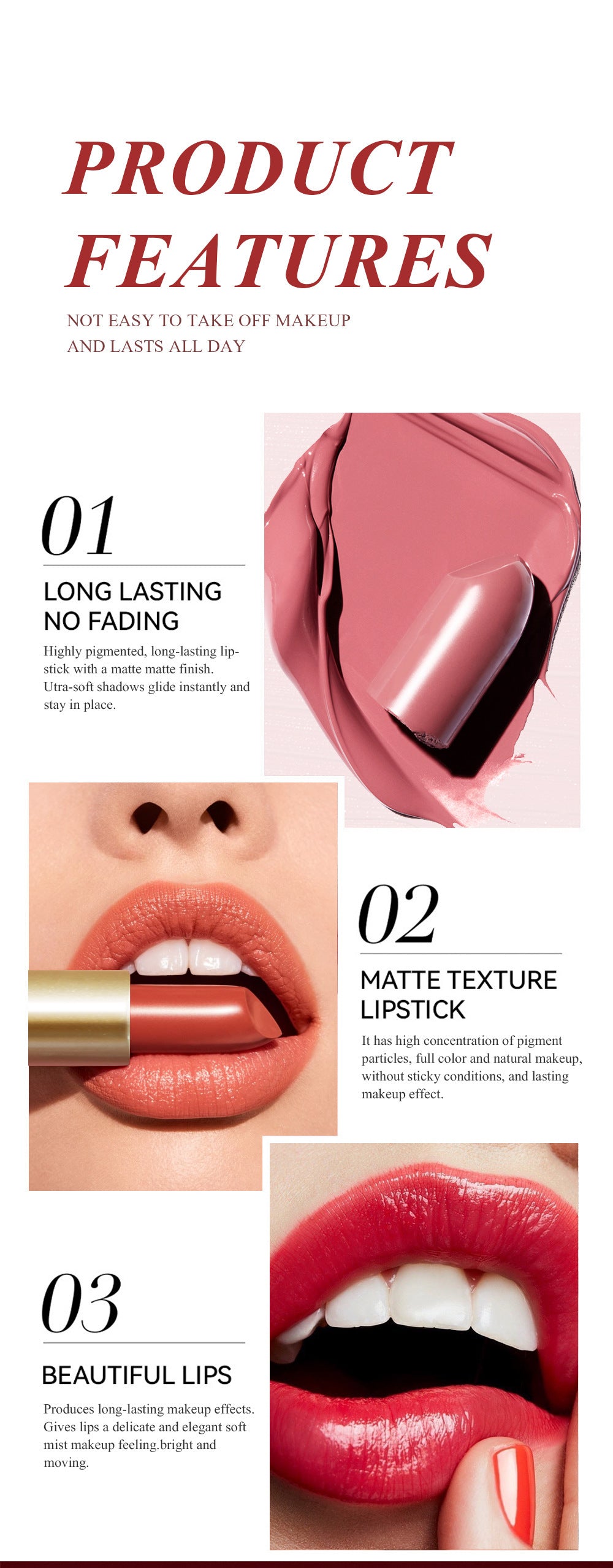 6-piece Lipstick Pearl Velvet Lipstick Set