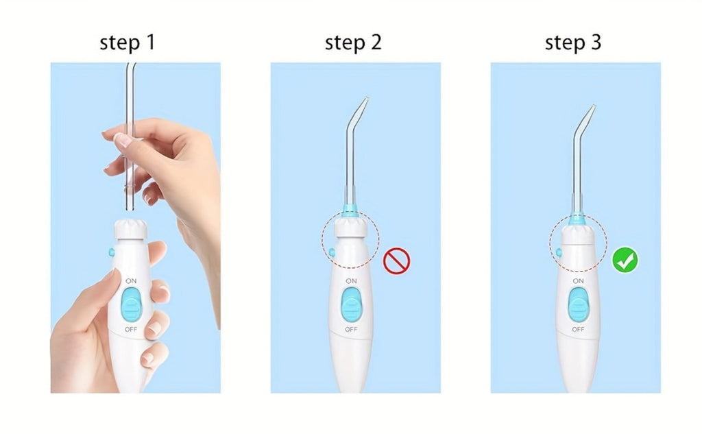 Water Flosser for Teeth & Braces 600ml Large Tank – 10 Adjustable Pressure Levels 8 Nozzles IPX4 Waterproof Professional Oral