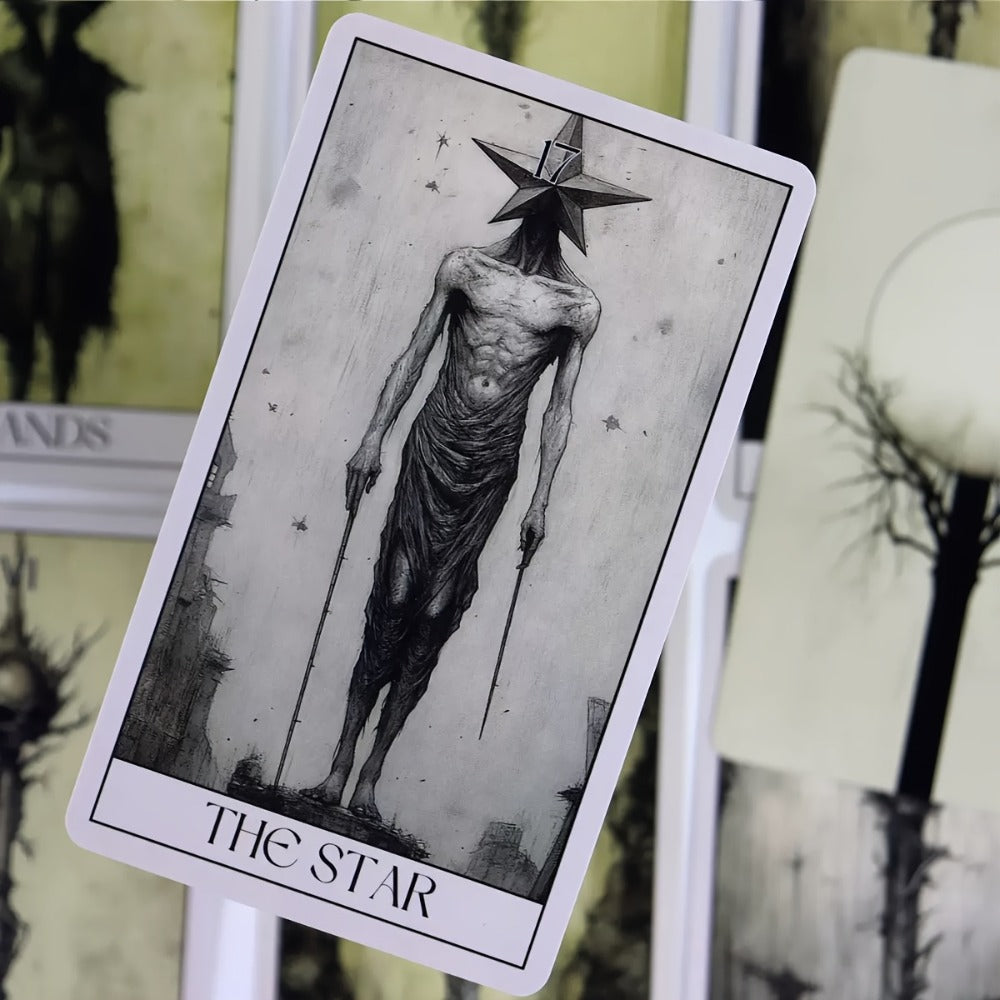 Horror Tarot Cards Deck, Mystical Dark Tarot Card Set for Divination, Power Exploration & Intuition Reading — image 5