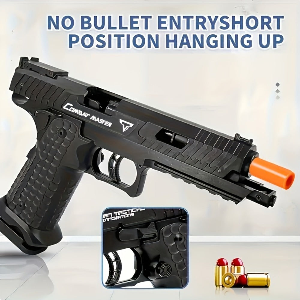 2011 Battle Master Semi-Auto Bullet Toy Gun with Shell Ejecting, 1 Magazine, 20 Simulation Bullets — image 1