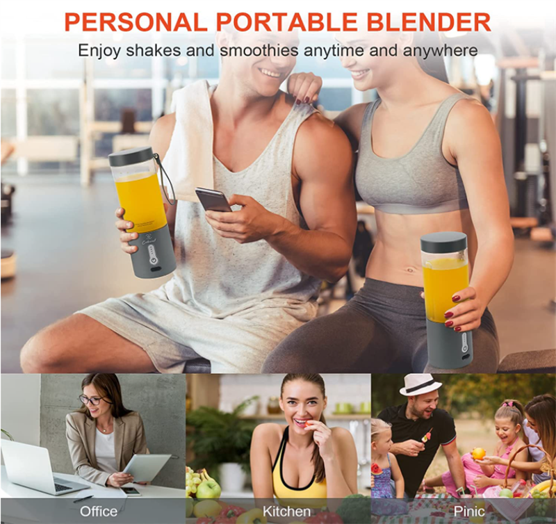 New Portable Blender Hand Operated Juice Extractor Portable Fruit Cooking Kitchen Supplies