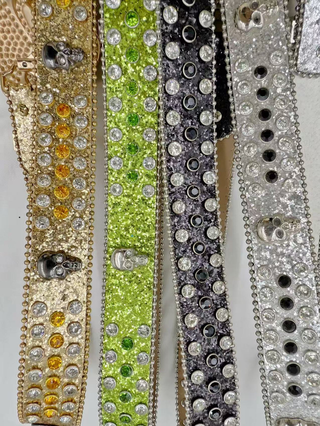 Halloween Subculture Skull Hip Hop Decoration Belt