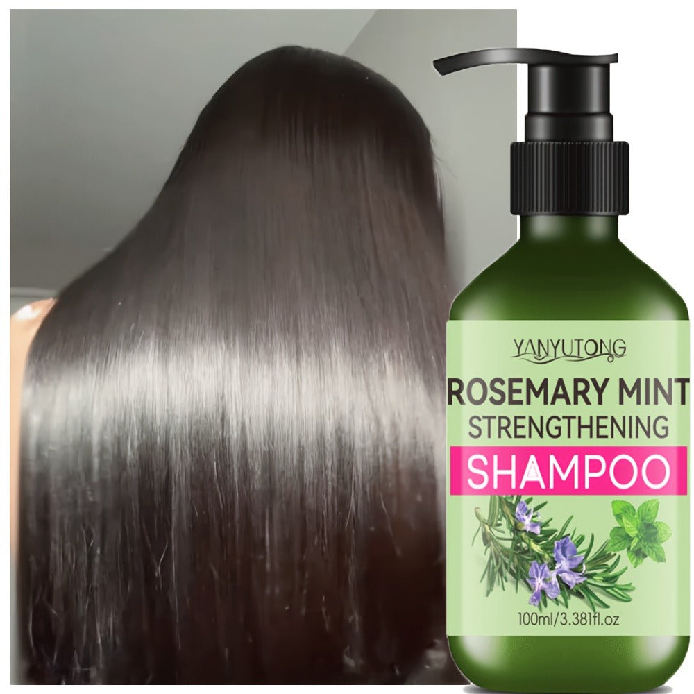 Three-Piece Rosemary Mint Hair Care Set with 3.38 oz Pump Shampoo, Conditioner and Oil Formats — image 2