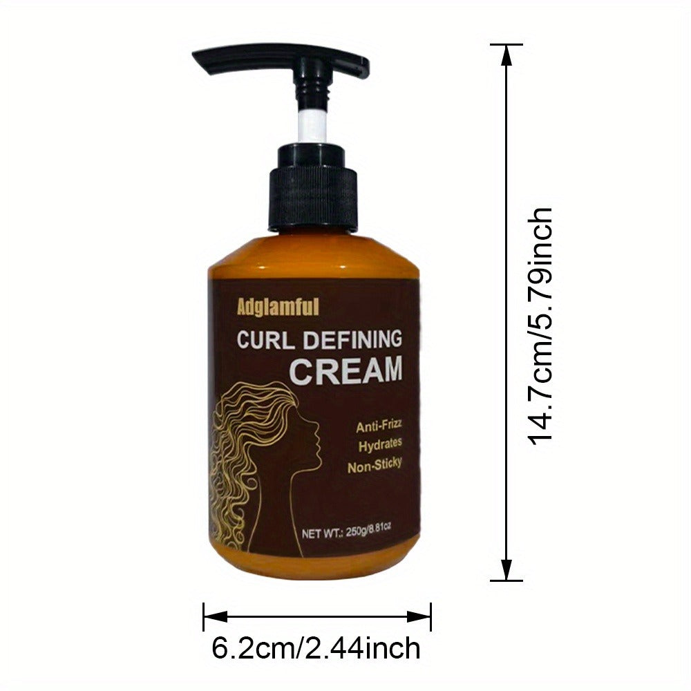 Pump-Bottle Curl Defining Cream with Leave-In Application for Wavy, Curly and Coily Hair Types — image 5