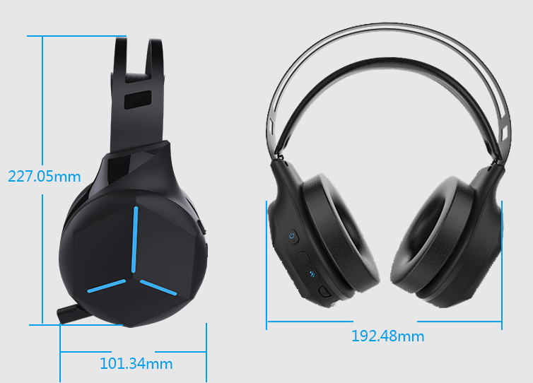 Bluetooth Dual Mode Gaming Wireless Headphones
