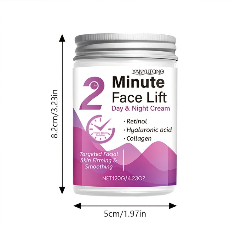 Face Cream Peptide Collagen 120g Formula with Hyaluronic Acid and Lightweight Day or Night Texture — image 5