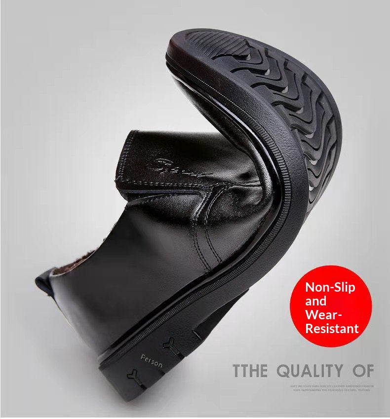 Mens Breathable Casual Business Leather Shoestrendy And Versatile