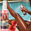 Strawberry-Scented Self-Tanning Spray 100ml in Clear Pump Bottle for Gradual Body Color Application — image 12