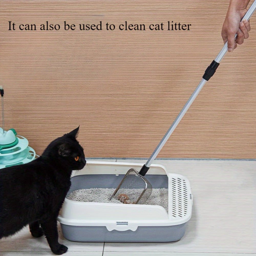 Sand Sifter with Scoop Telescopic Handle and Stainless Steel Retractable 3-Section Scoop — image 12