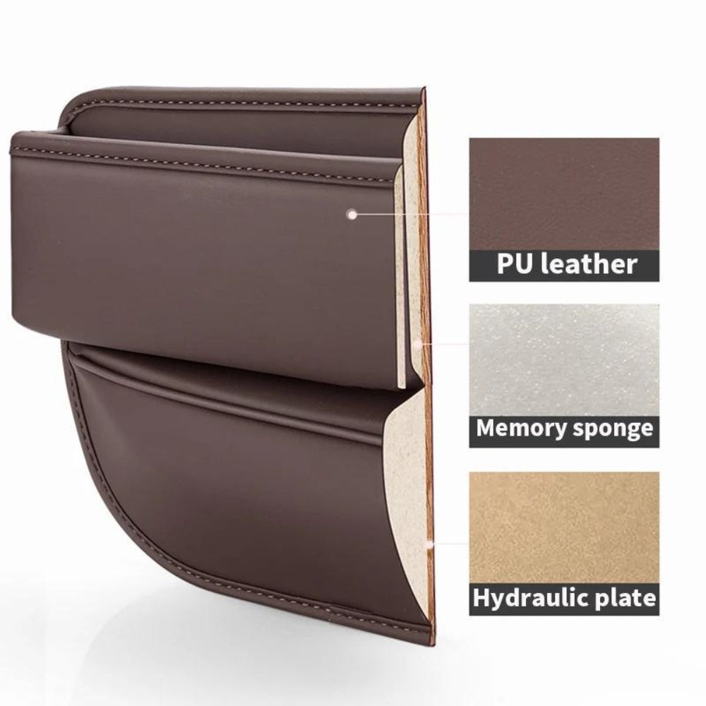 Seat-Gap Car Organizer with Cup Recess and Phone Storage in Four Color Pairs or Left-Side Black Pack — image 18