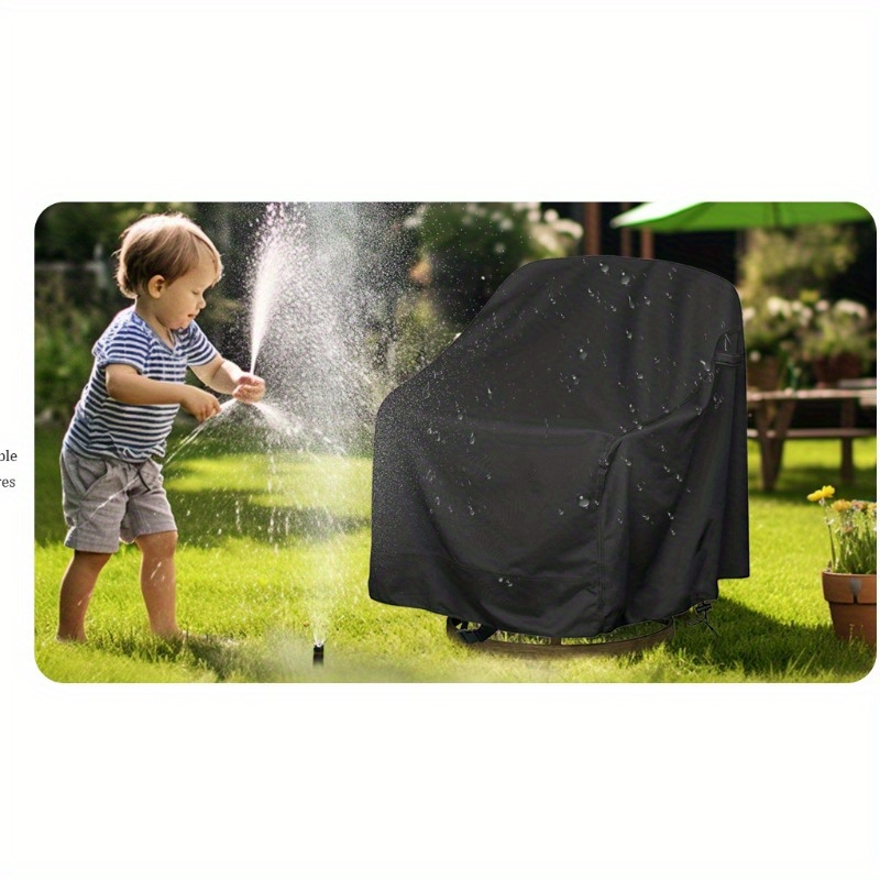 Swivel Patio Chair Covers Waterproof 2 Pack, Heavy Duty Outdoor Furniture Covers 27.5"W x 32.5"D x 43"H, All-Weather UV & Win