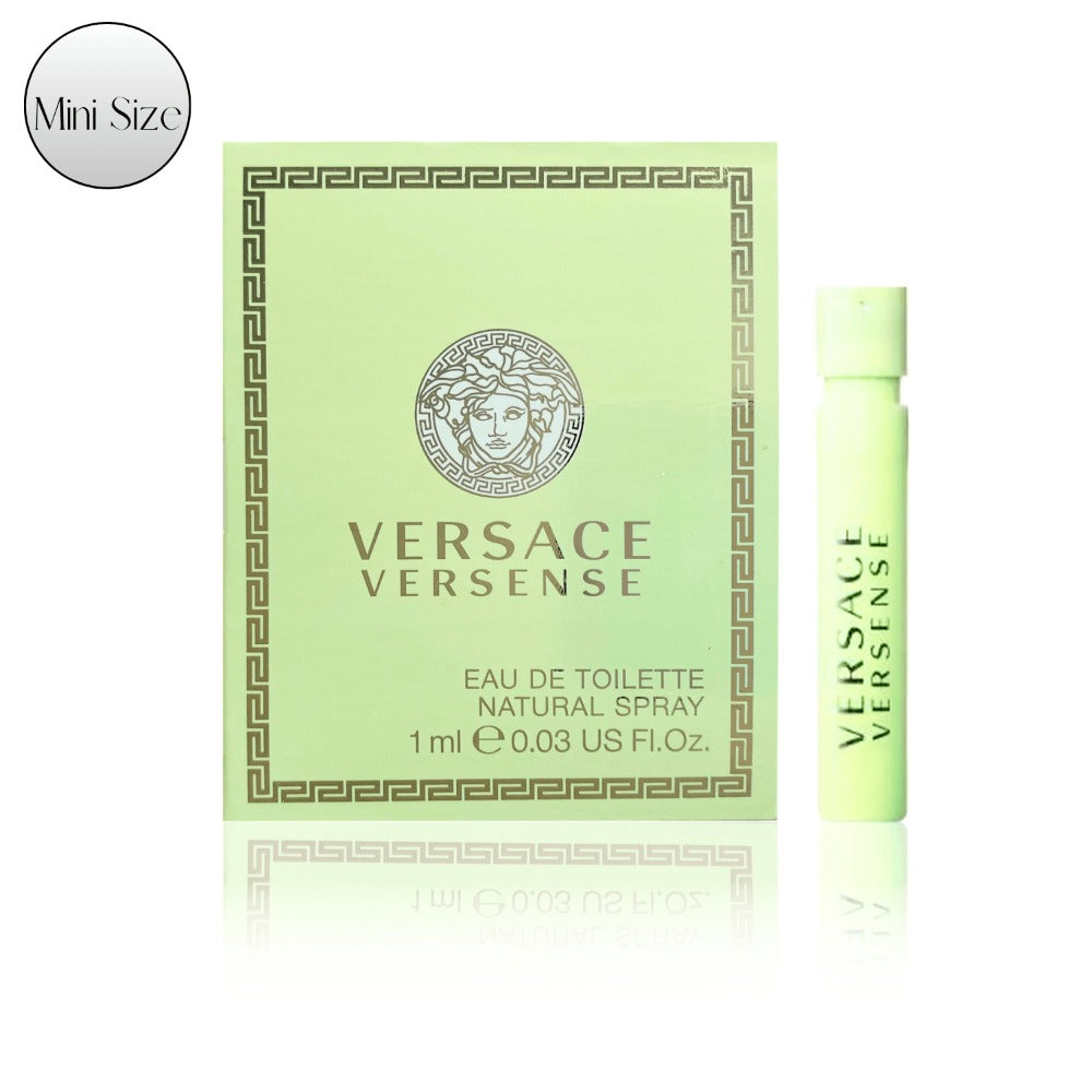 Perfume Sampler Set for Women Versace Collection 12 x 1ml Fragrance Discovery Kit Try Before for Bath Time, Home Spa and Pers