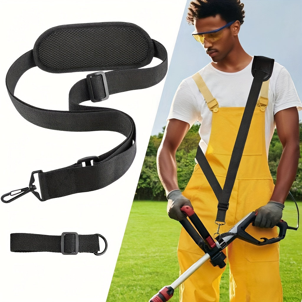 Weed Trimmer Shoulder Strap 2-Pack Upgraded Metal Clip Compatible with EGO Greenworks Leaf Blower Shrub Trimmer String Trimme