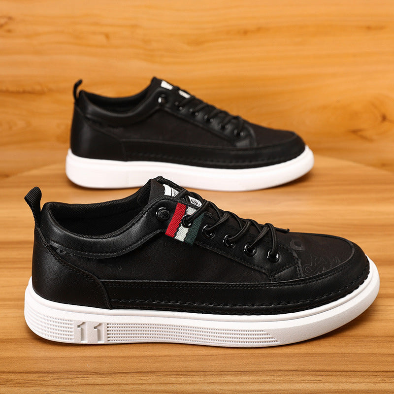 Men's High-End Canvas Sneakers - Versatile Bandage Casual Trainers
