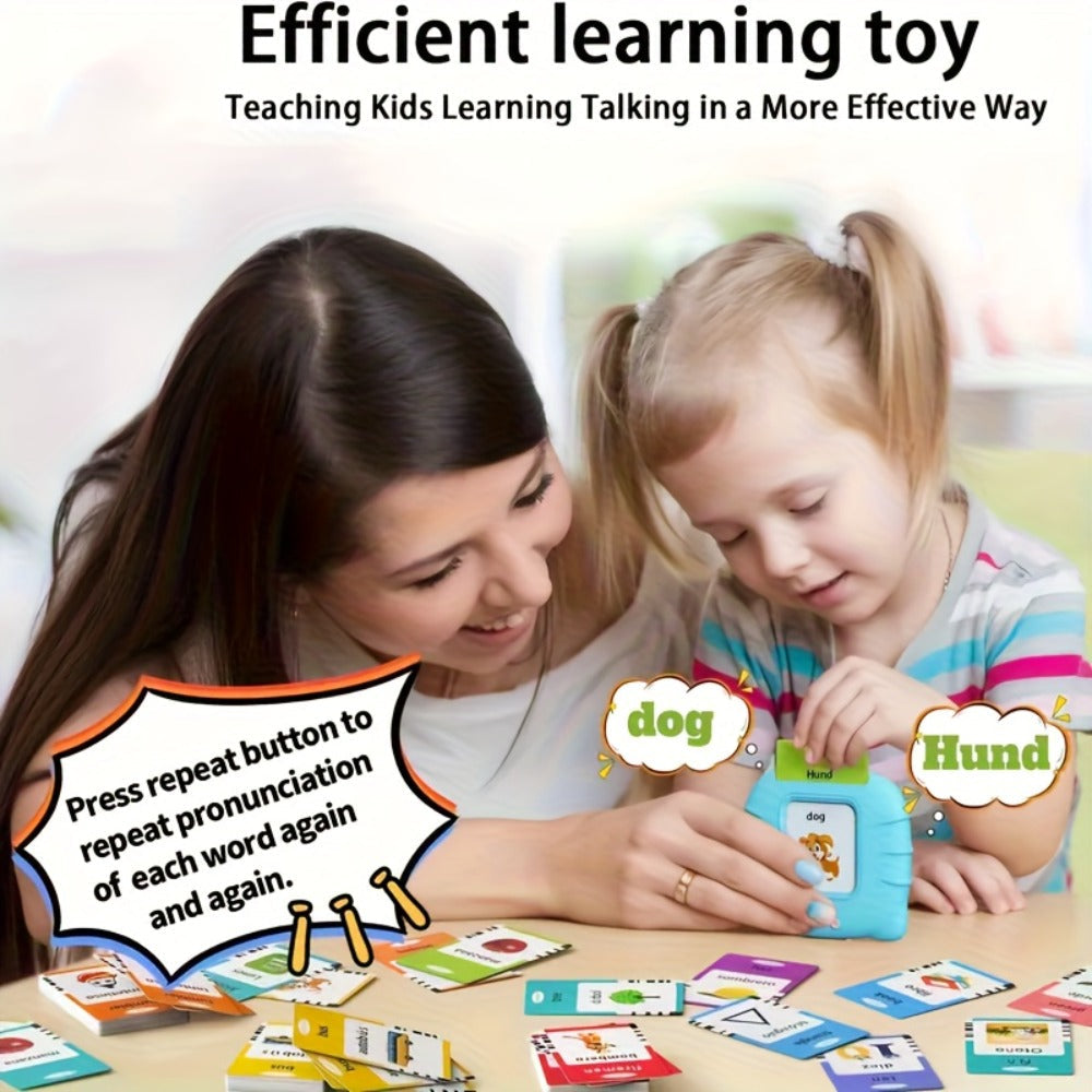Bilingual English Speaking Flash Cards for Kids, 56 Cards 112 Visual Sight with the Listed Color, Size or Set Options for Eve