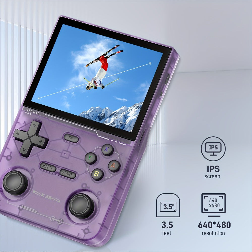Portable Handheld Game Console Open 3.5 Inch IPS Screen 64GB TF Card Pre-Installed Emulator Ultra Long Battery OTG — image 8