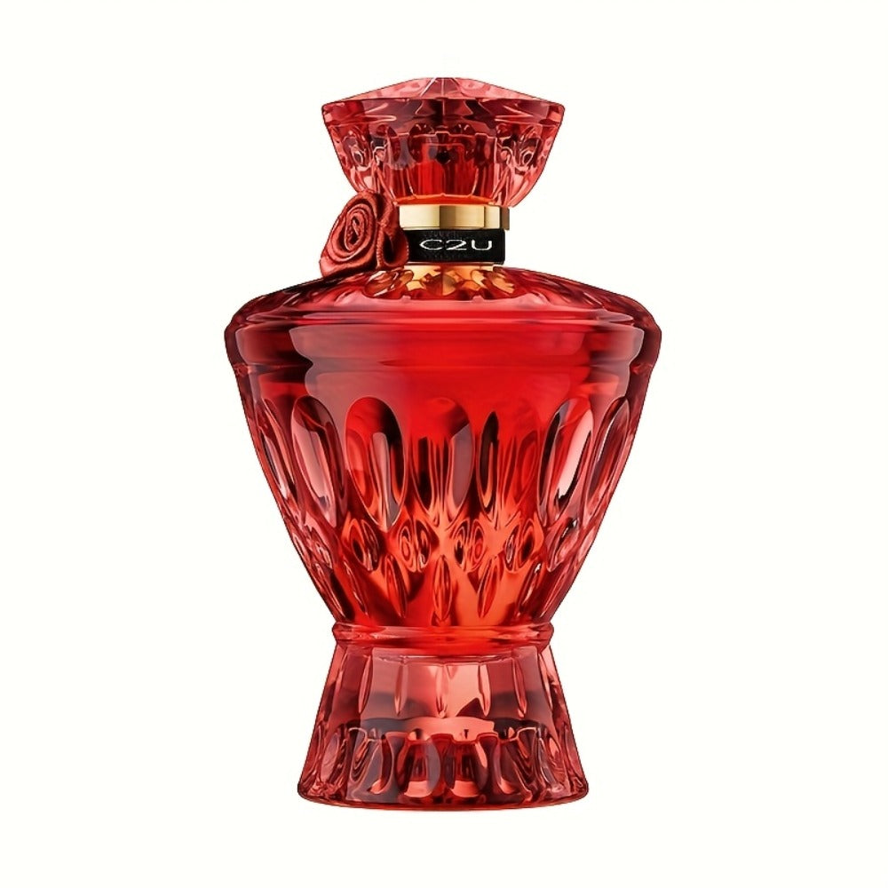 Perfume for Women 75ml in Red Crystal-Rose Bottle with Floral-Woody Source Family for Daily Wear — image 8