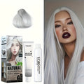 Permanent Hair Dye Kit 12 Vibrant Colors with Developer & Applicator Tools Bleach Blonde Ash for Bath Time, Home Spa and Pers