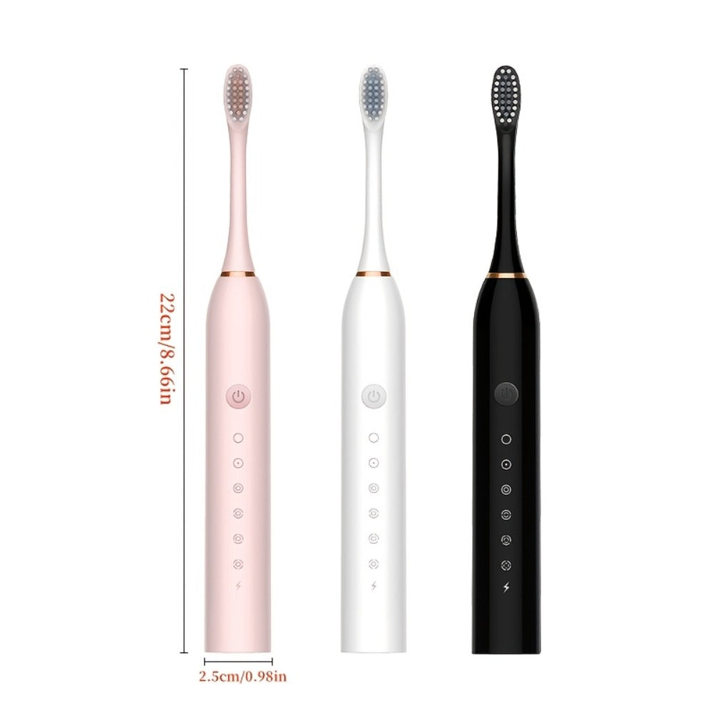Electric Toothbrush with Six Brushing Modes, Two-Minute Timer, USB Charging and Three Color Options — image 6