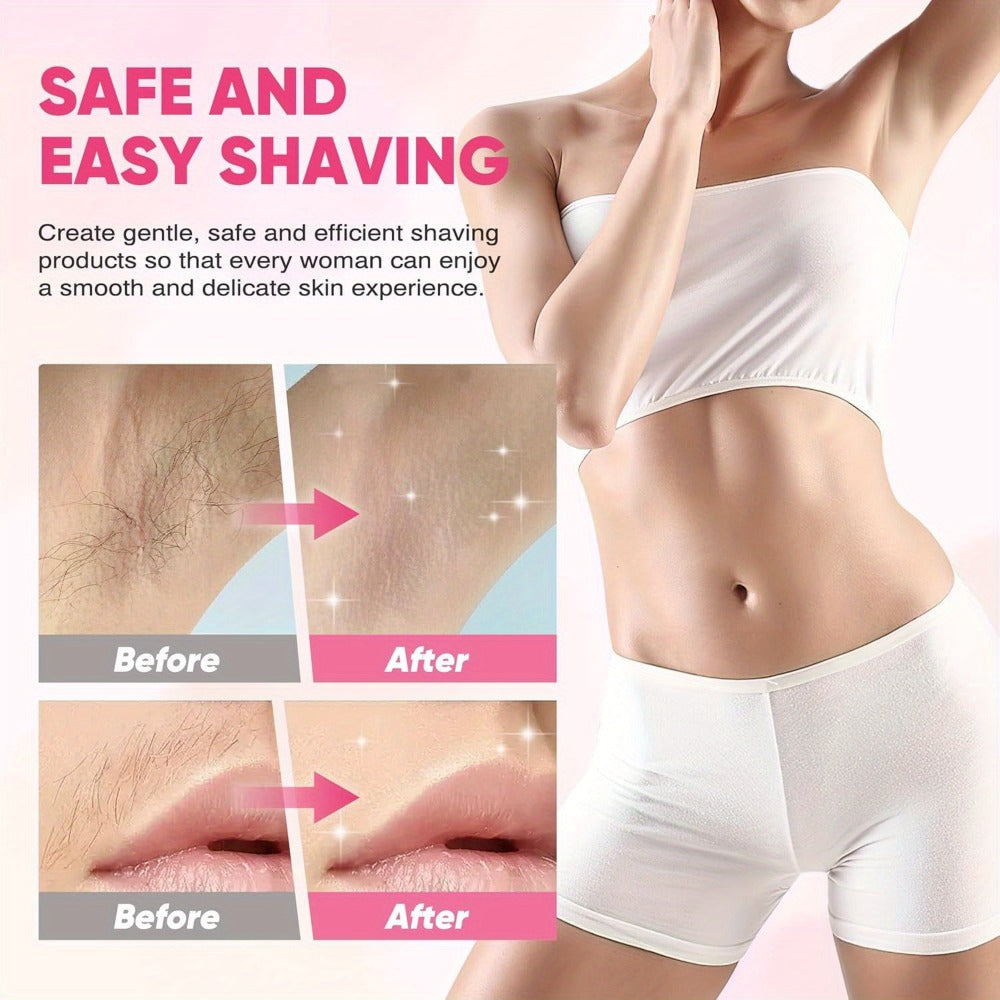 Two-Head Electric Hair Shaver with Foil and Rotary Attachments, Type-C Charging in Pink, Purple or Blue — image 3
