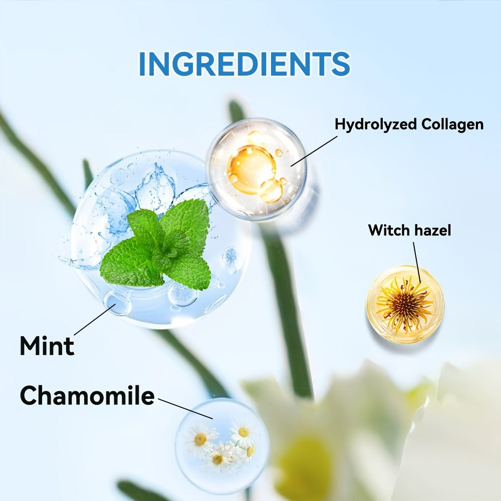 Body Cream Beauty Rouser ICE FEEL 200g Pump with Mint Chamomile Witch Hazel and Collagen Package Callouts — image 8