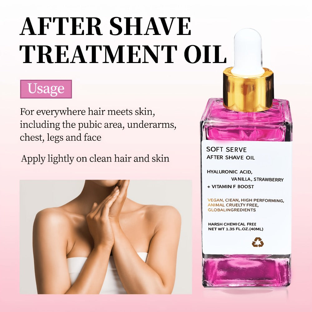 Strawberry Vanilla Beard and After Shave Oil, Two 1.35oz Bottles with Glycerin for Face and Mustache Care — image 5