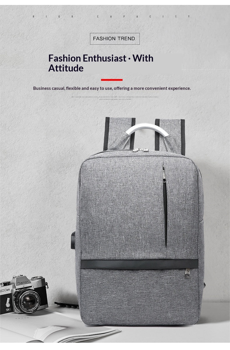 Men's Casual Oxford Cloth Business Multifunctional Backpack