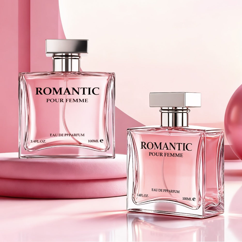 Perfume for Women Two-Pack of 100ml EDP Sprays with Rose, Chamomile, Lemon, Lily, Violet, Musk and Wood — image 1