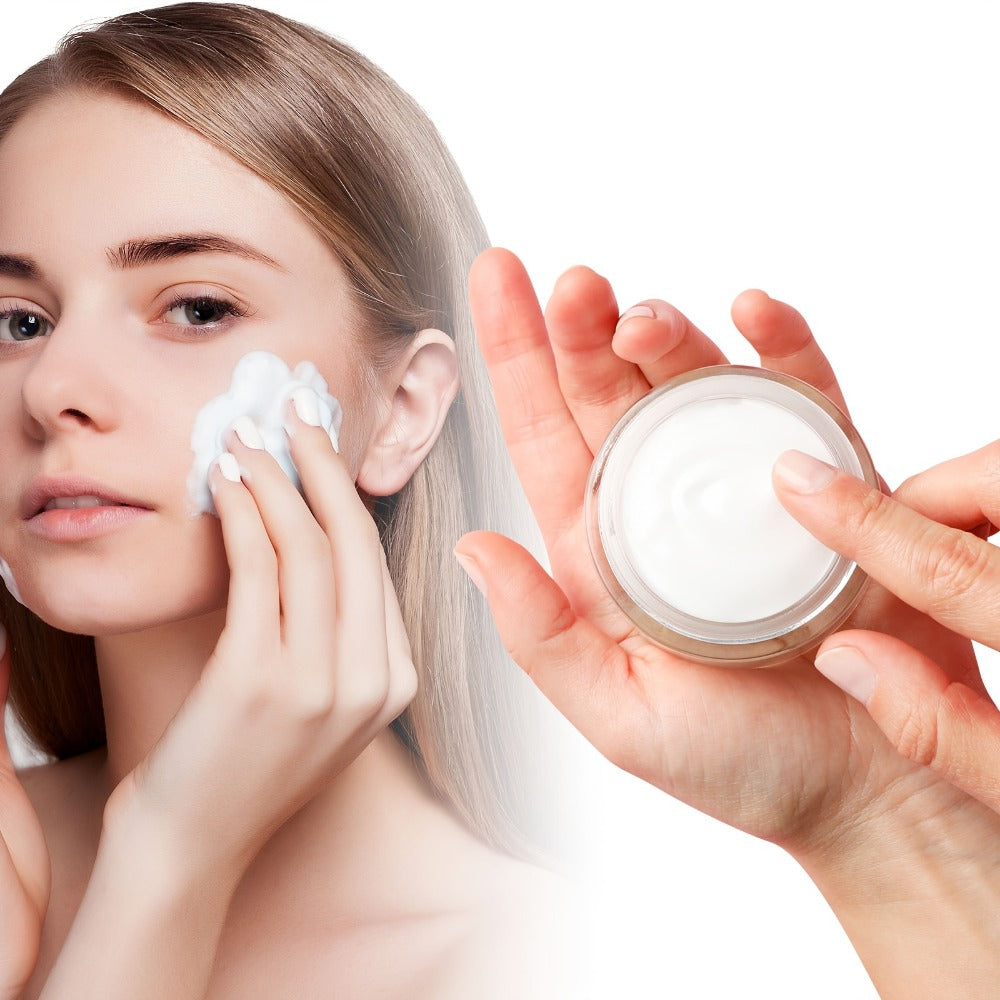 Wide Mouth Plastic Jars with Lids 2oz 100 Pack Clear Cosmetic Containers with Golden Flip Top Lid for Lotion Cream Body Butte
