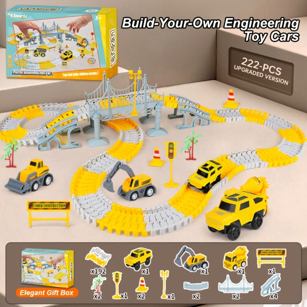 Roller Coaster Track Set 467pcs for Kids Ages 3 4 5 6 7 8 with the Listed Color, Size or Set Options for Everyday Use — image