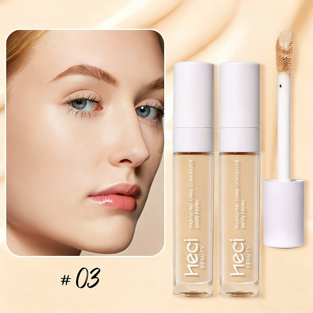 Liquid Concealer and Contour Stick Set 2 Pcs Buildable Coverage Pore Minimizing, for Makeup, Travel and Everyday Vanity Use —