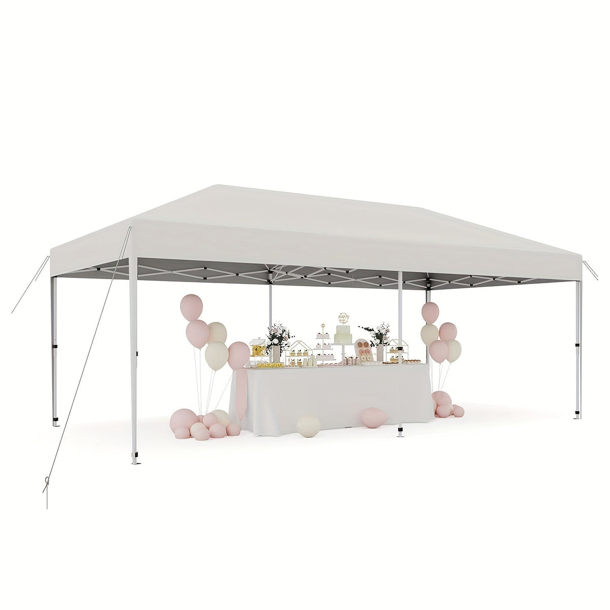 10'x20' Instant Canopy Tent - High Quality Pop-Up Event Shelter with Sidewalls, Portable Outdoor Party tent for Weddings — im