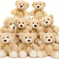 Stuffed Animal Mini Teddy Bear Set of Eight in Khaki Beige for Party Favors, Gift Bags and Events — image 8